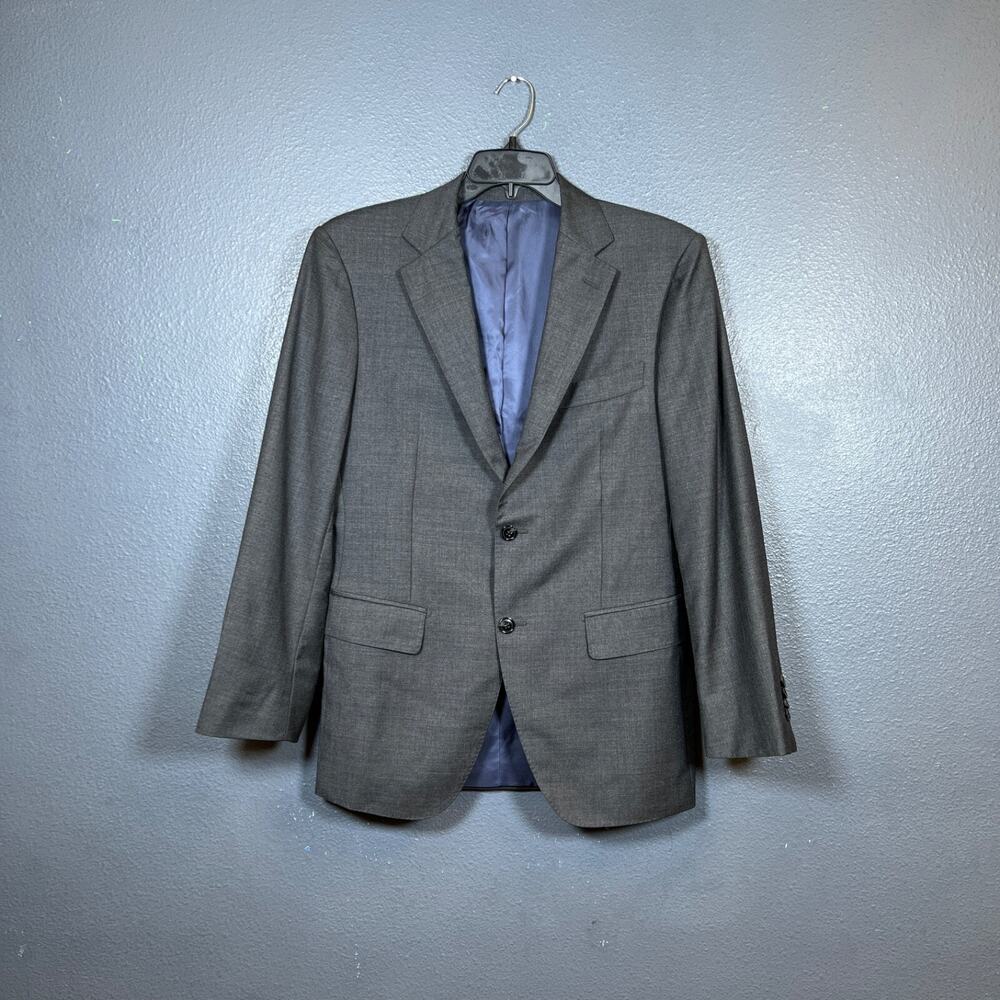 Suitsupply 48eu men’s blazer gray pure wool suit jacket